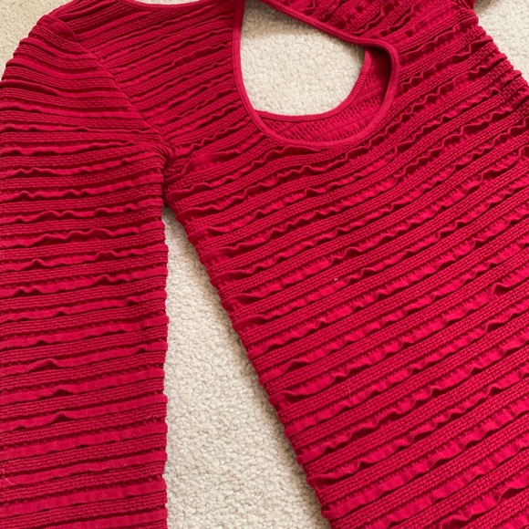 Red Bodycon Dress - Picture 3 of 3